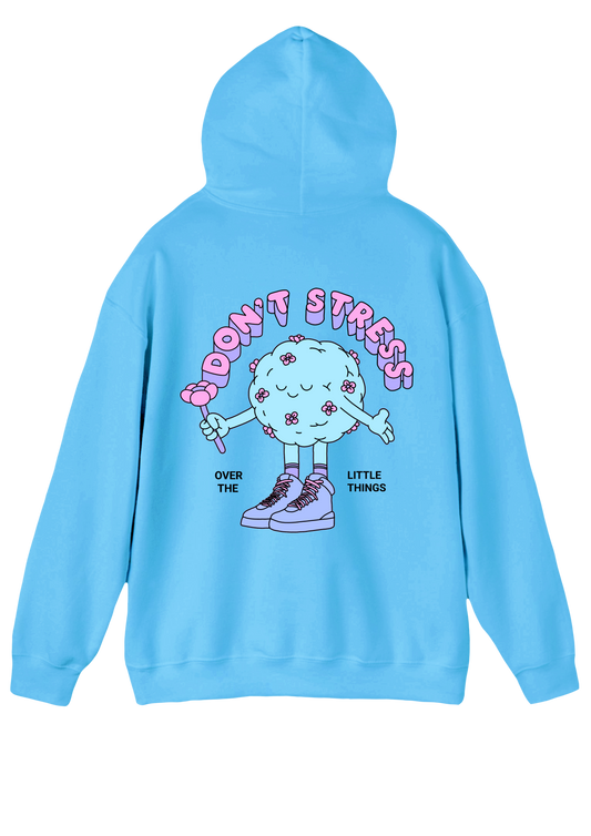 Don't Stress Blue Hoodie