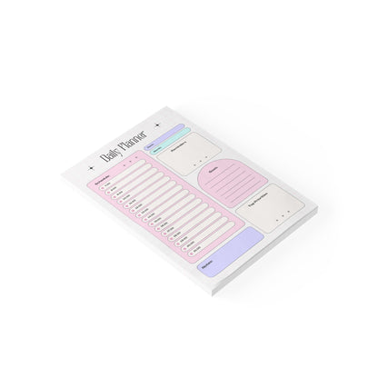 Pastel Daily Planner A4 - Puff Berry