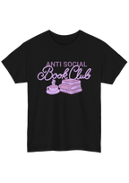 Antisocial Bookclub Black Tee