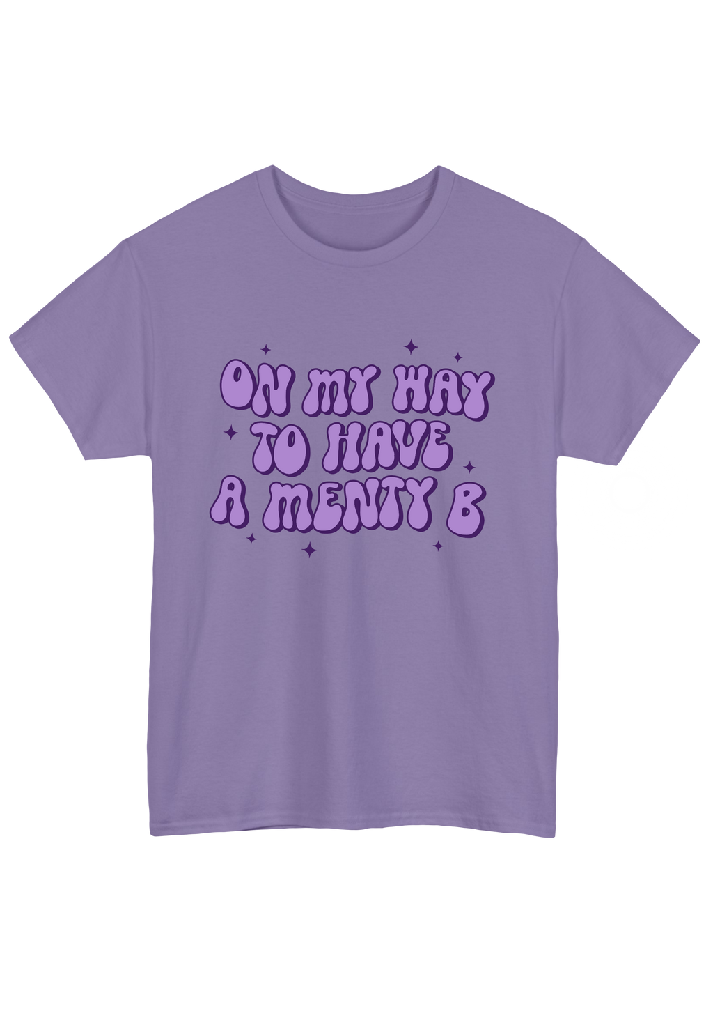 Menty B Lavender Tee - Puff Berry