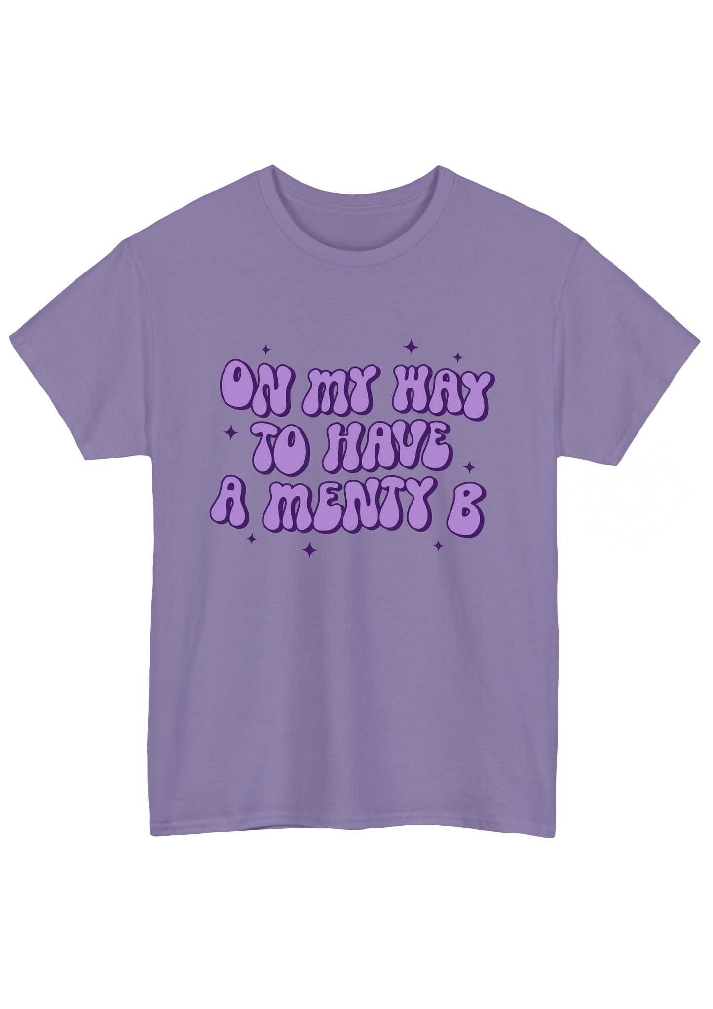 Menty B Lavender Tee - Puff Berry