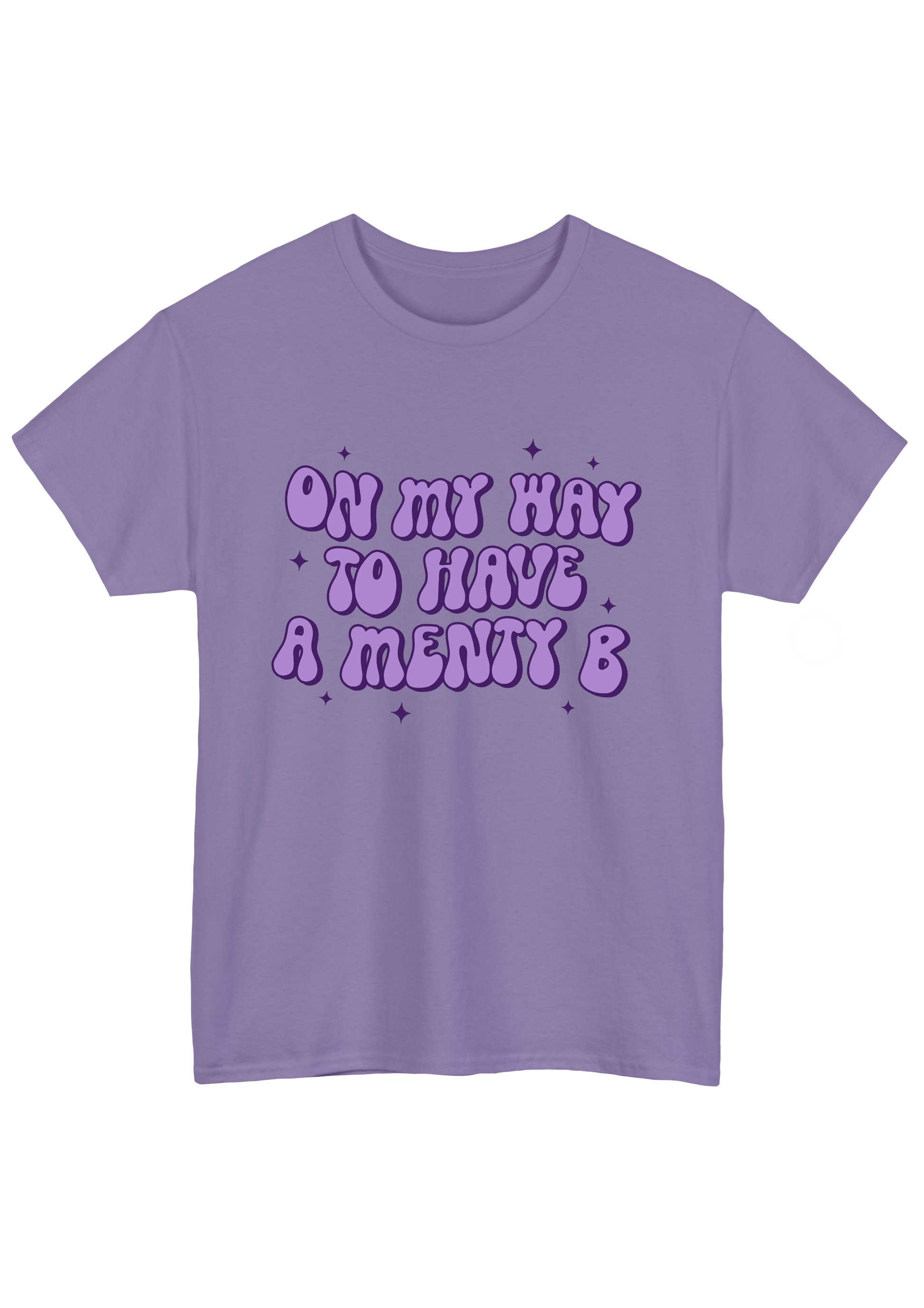 Menty B Lavender Tee - Puff Berry