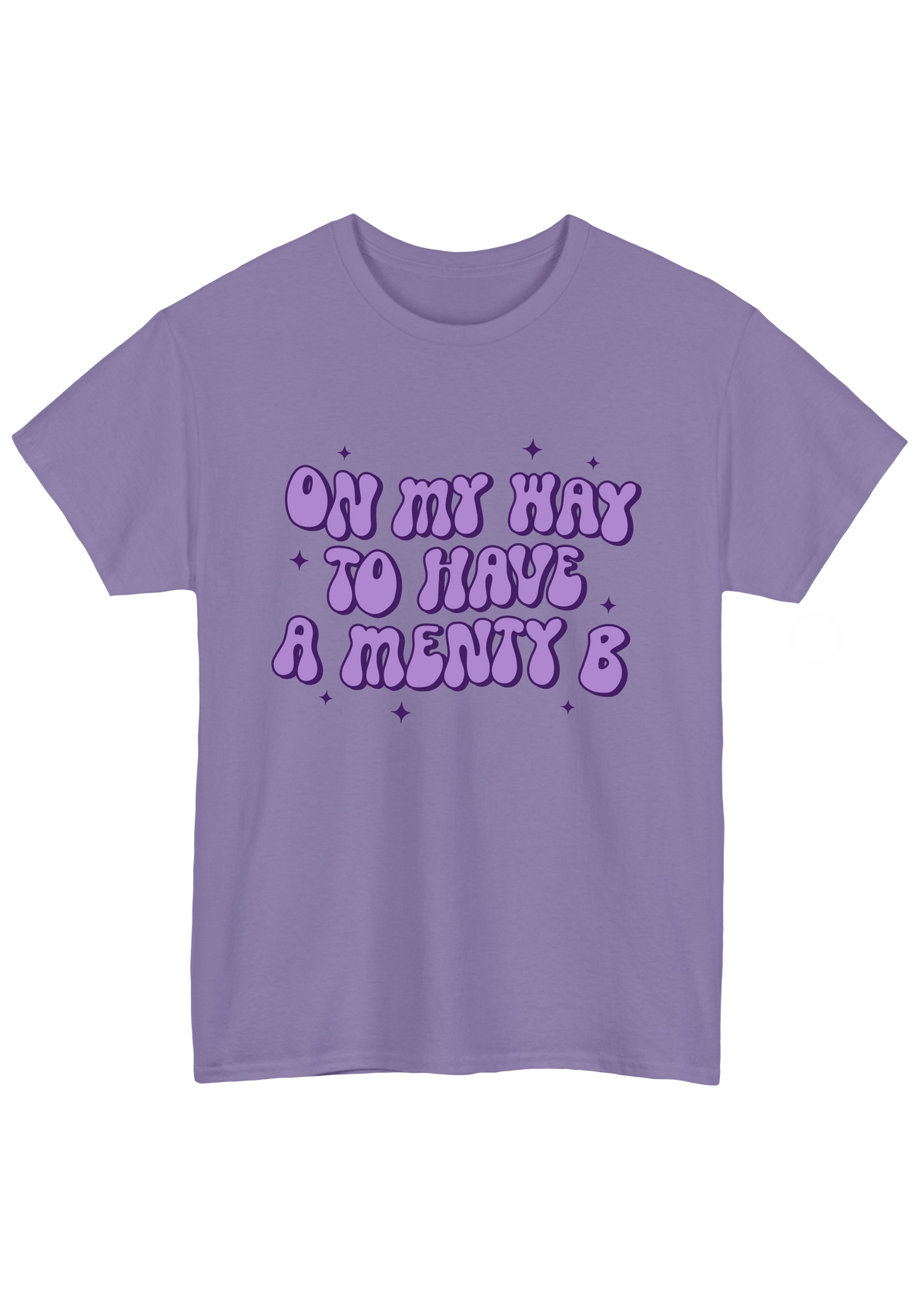 Menty B Lavender Tee - Puff Berry