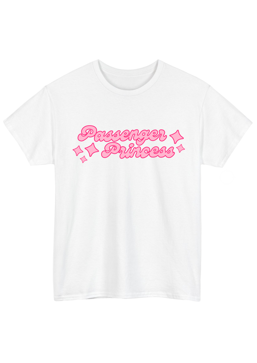 Passenger Princess White Tee - Puff Berry