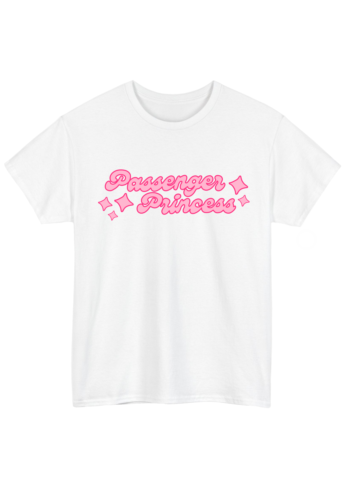 Passenger Princess White Tee - Puff Berry