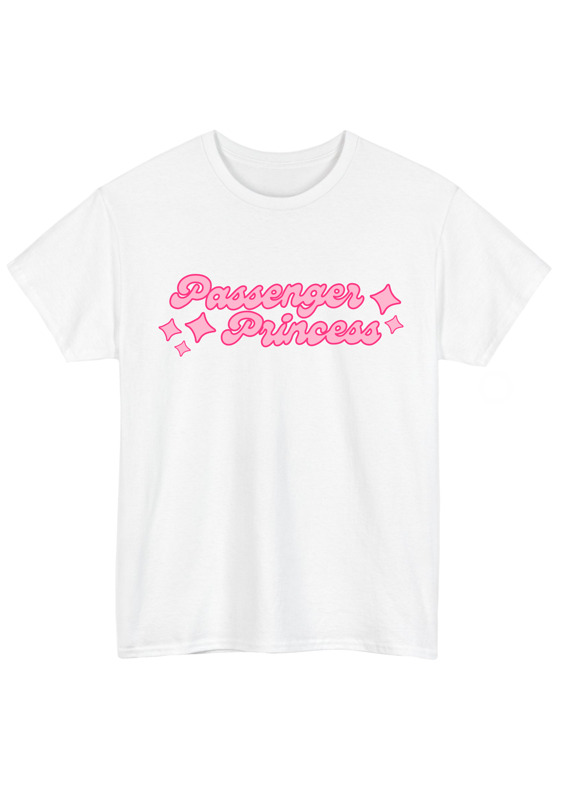 Passenger Princess White Tee - Puff Berry