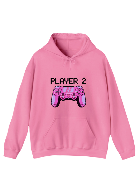 Player 2 Pink Hoodie