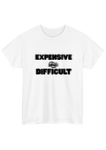 Expensive and Difficult White Tee - Puff Berry