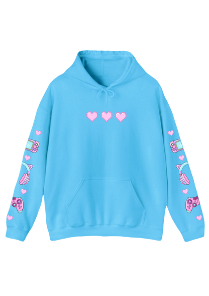 Gamer Girl Blue Hoodie
