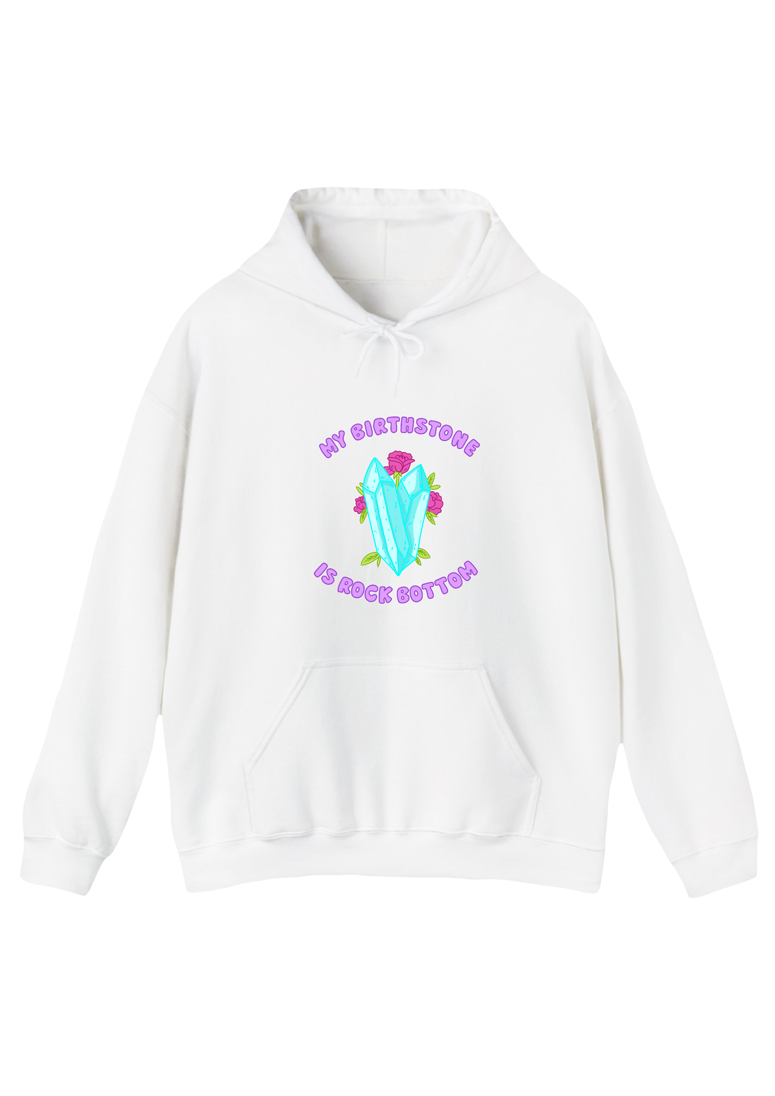 Birthstone White Hoodie