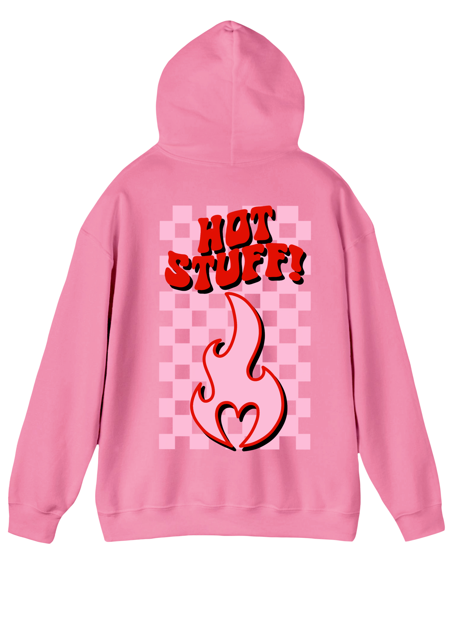 Hot Stuff Pink Hoodie - Puff Berry