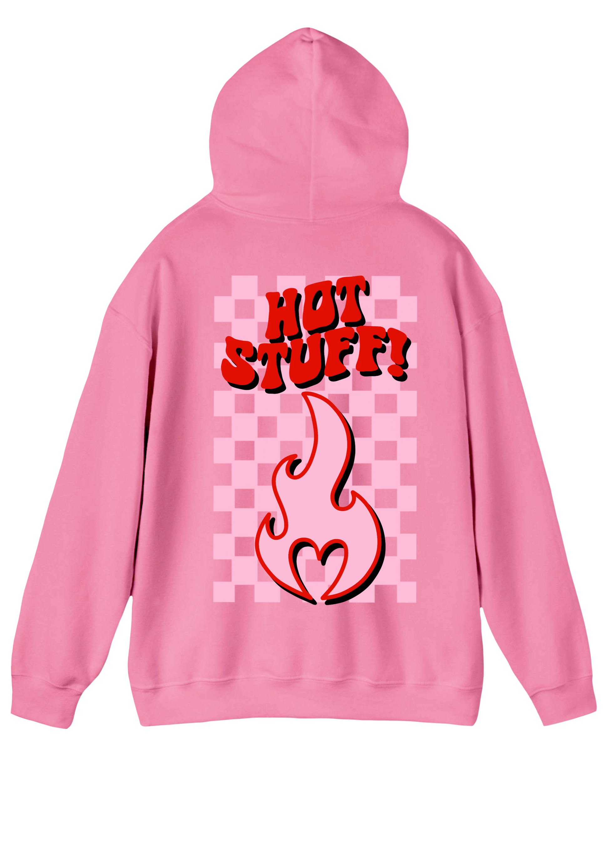Hot Stuff Pink Hoodie - Puff Berry