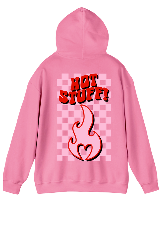 Hot Stuff Pink Hoodie - Puff Berry