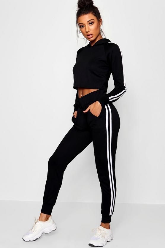 Double Stripe Tracksuit set