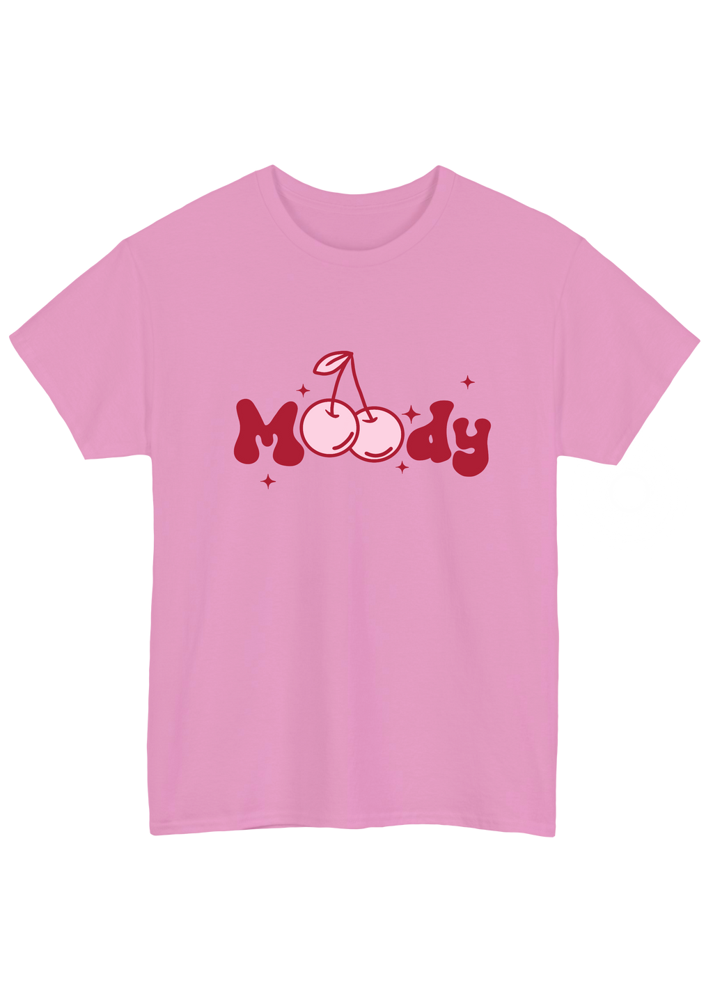 Moody Pink Tee - Puff Berry