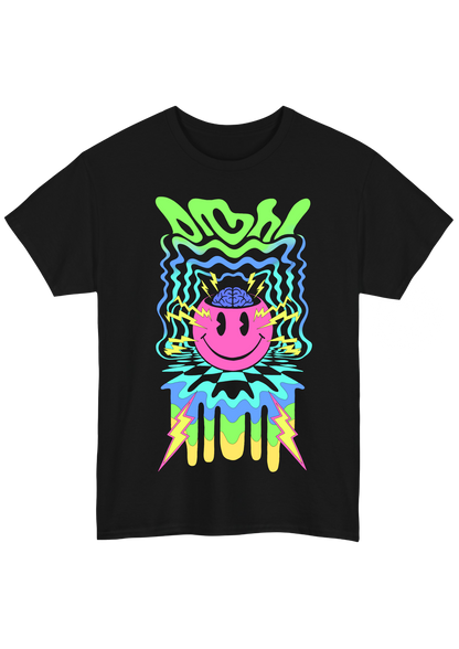 Trippy Black Tee