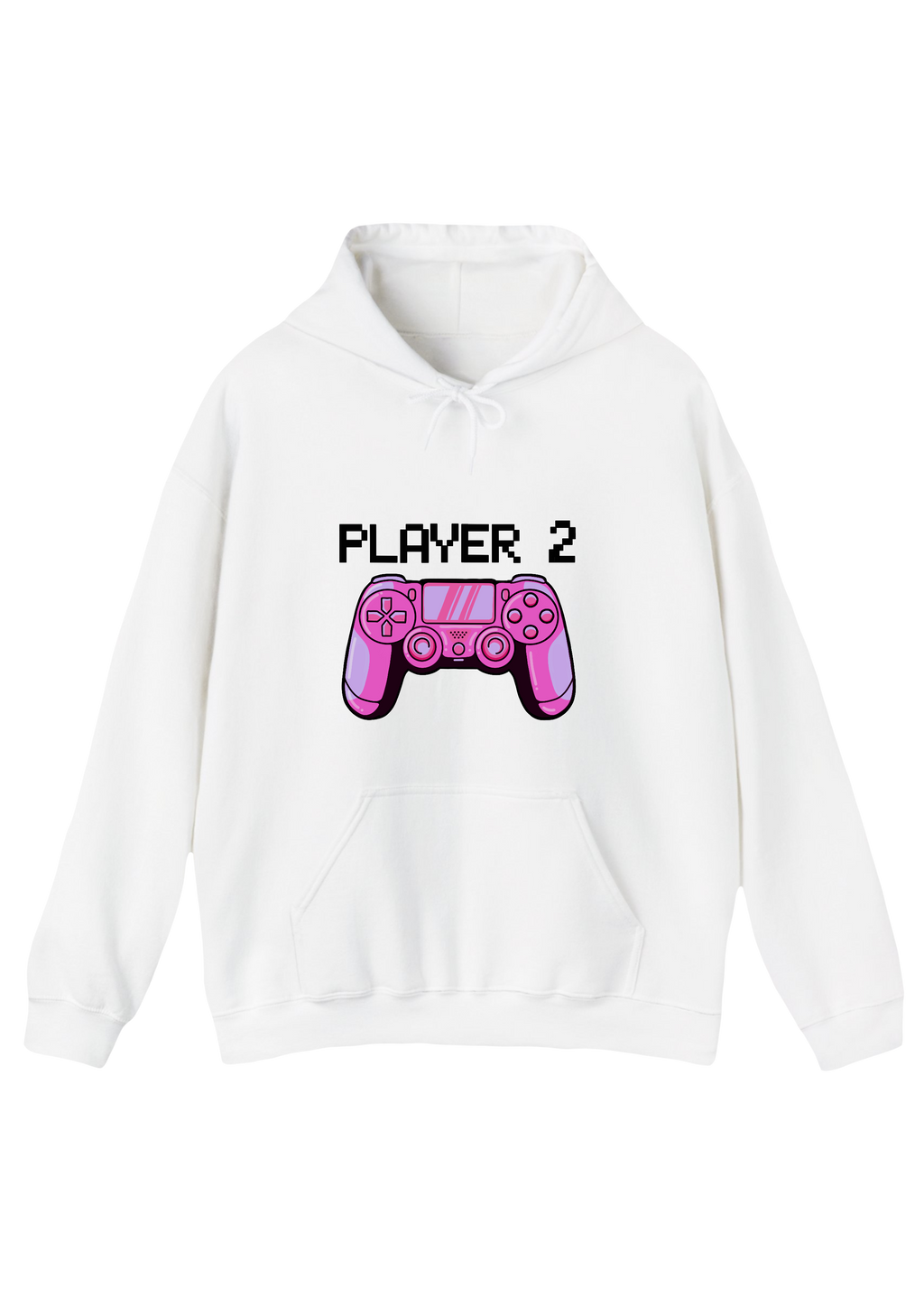 Player 2 White Hoodie