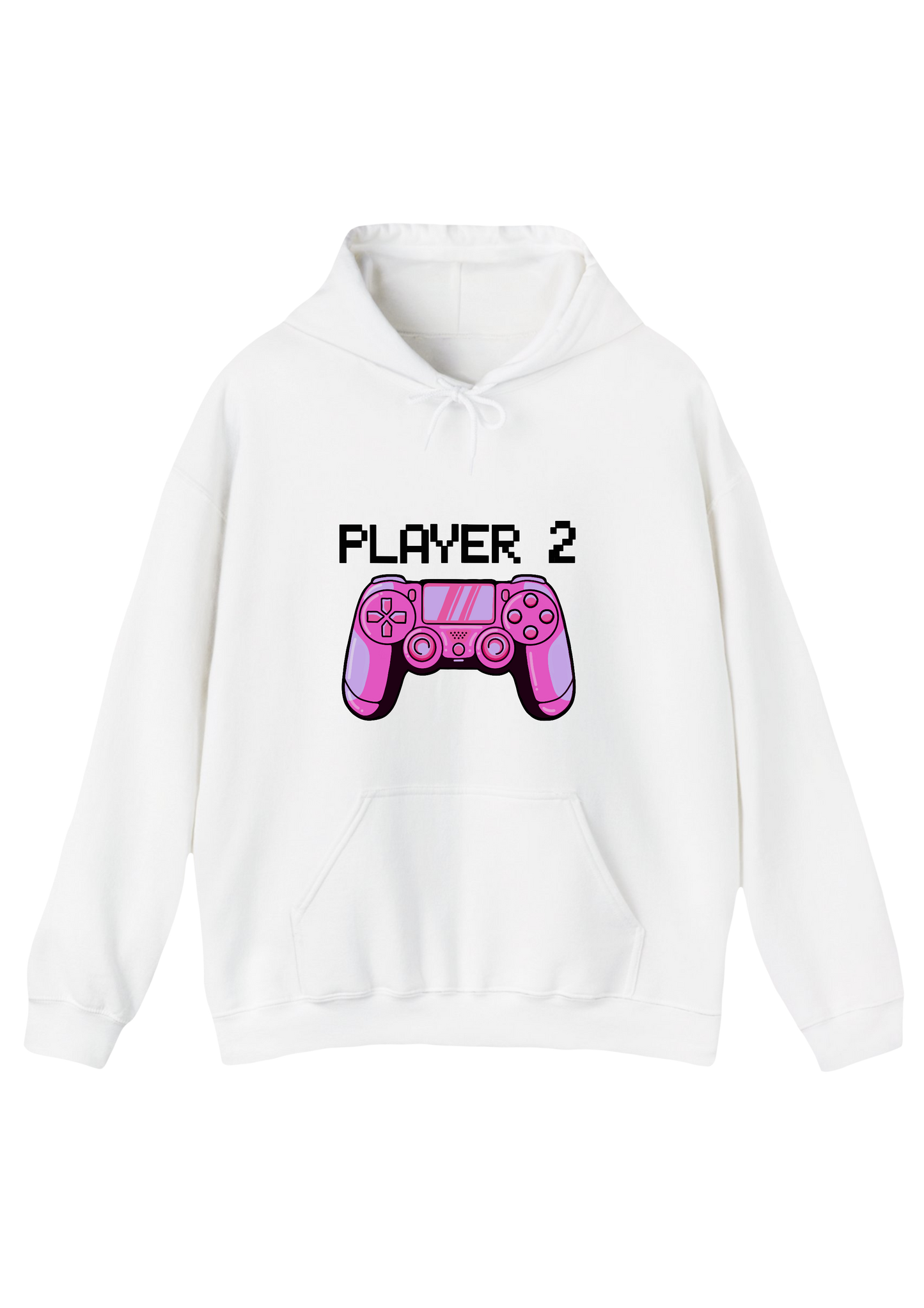 Player 2 White Hoodie