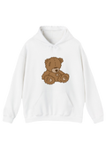 Teddy Bear White Hoodie