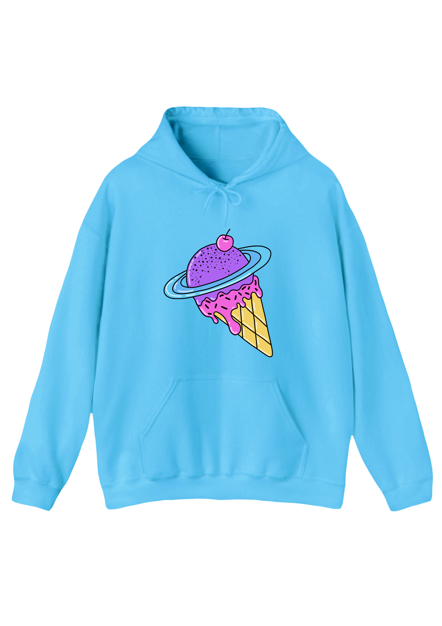 Cosmic Ice Cream Blue Hoodie