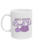 Book Club White Mug