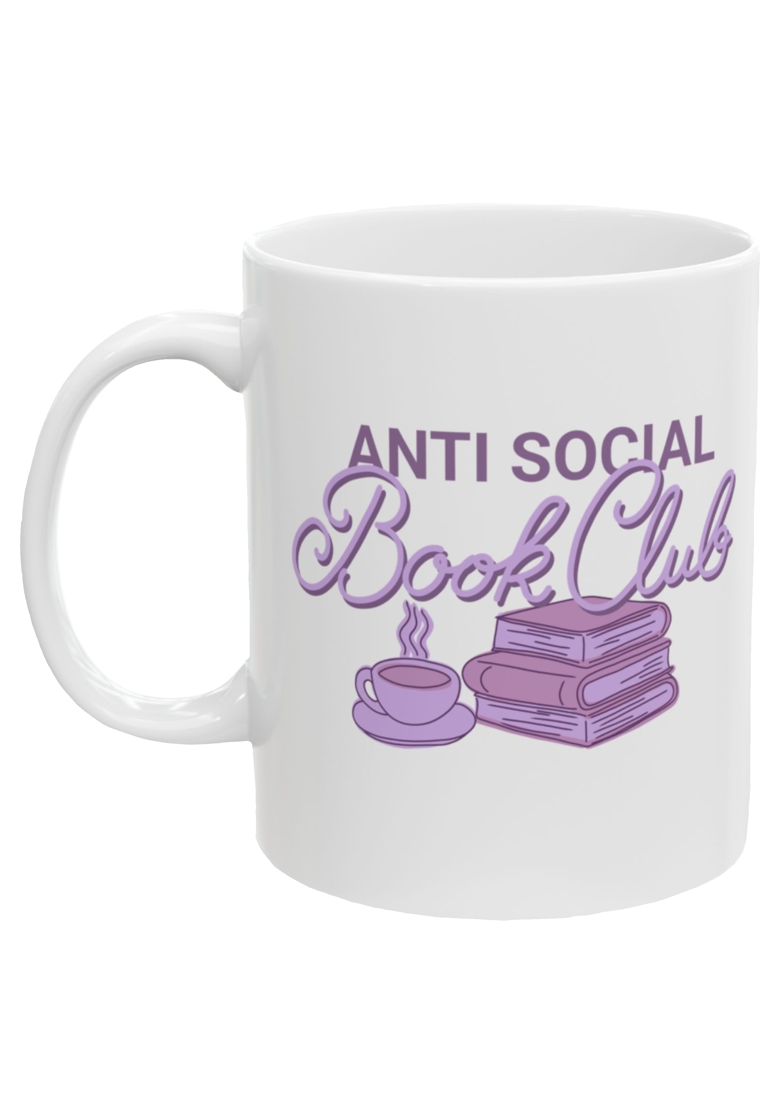 Book Club White Mug