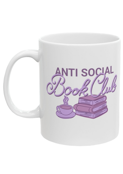 Book Club White Mug