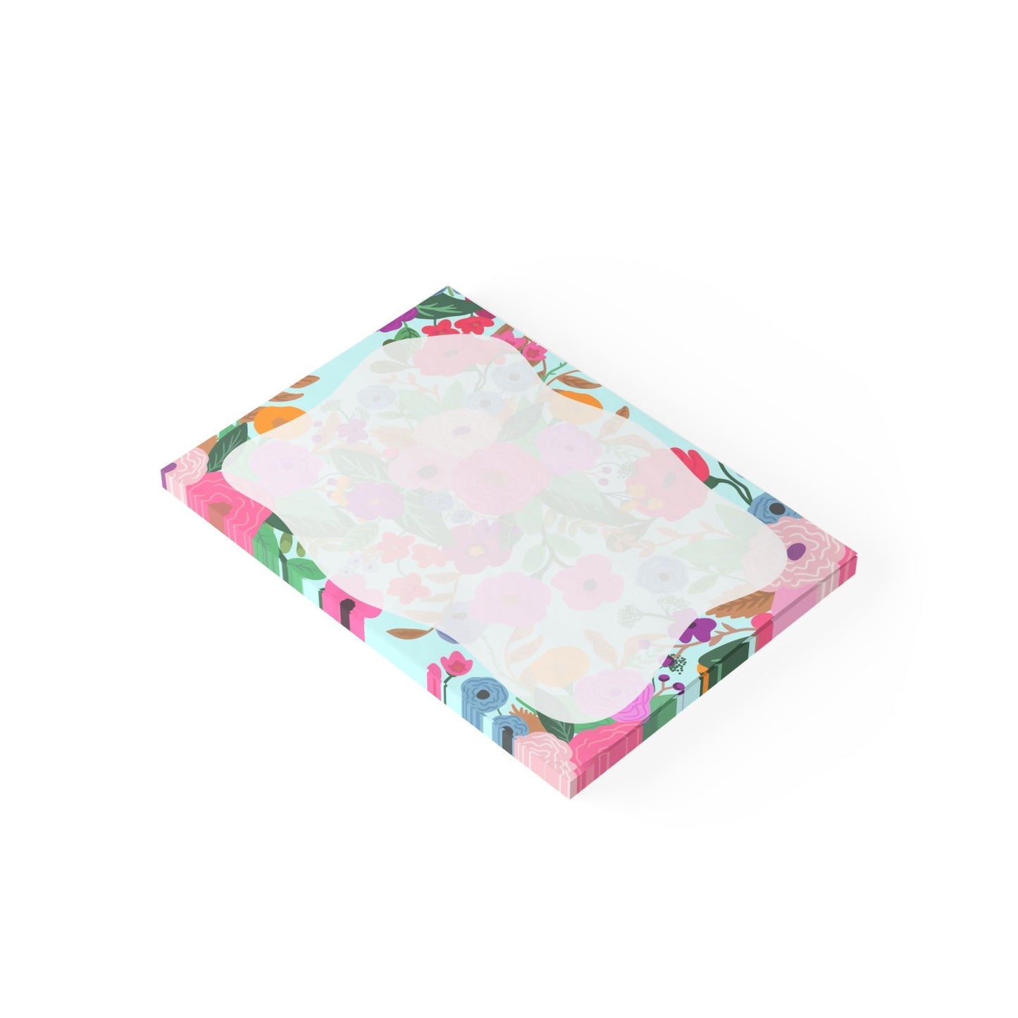 Floral Notepad A5 - Puff Berry