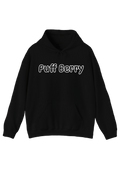 Puff Berry Black Hoodie