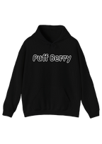 Puff Berry Black Hoodie