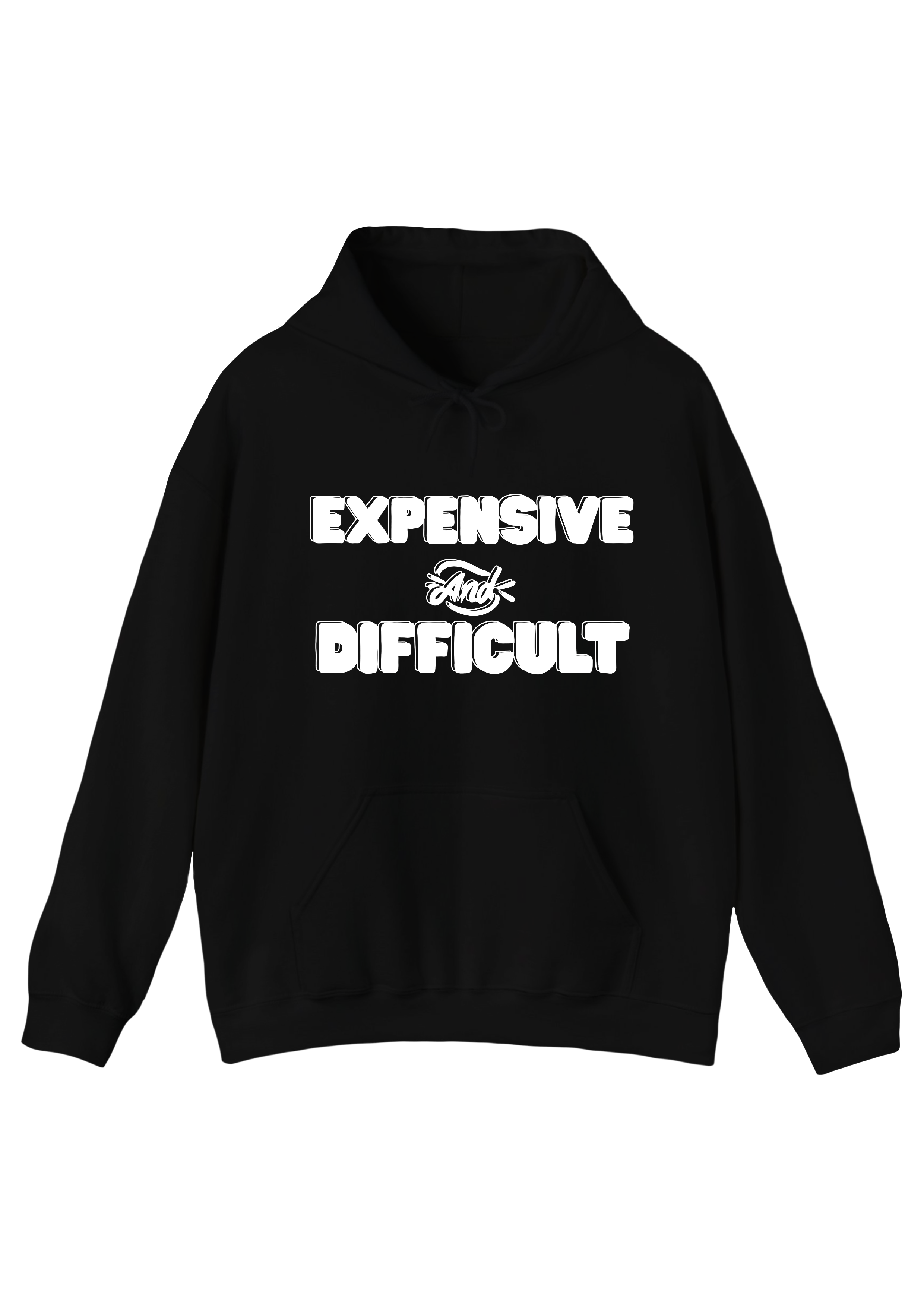 Expensive and Difficult Black Hoodie