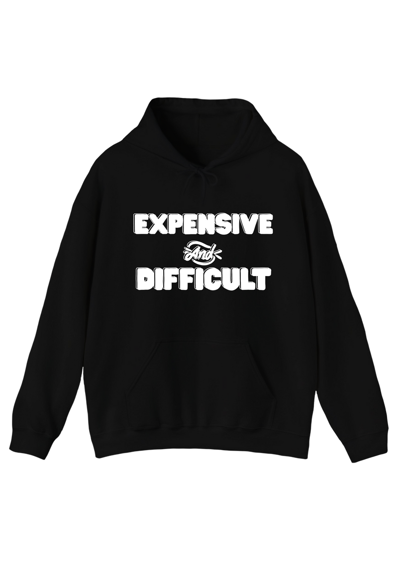 Expensive and Difficult Black Hoodie