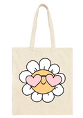 Flower Power Tote Bag - Puff Berry