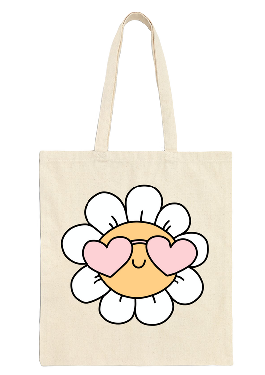 Flower Power Tote Bag - Puff Berry