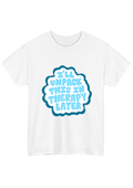 Therapy White Tee - Puff Berry