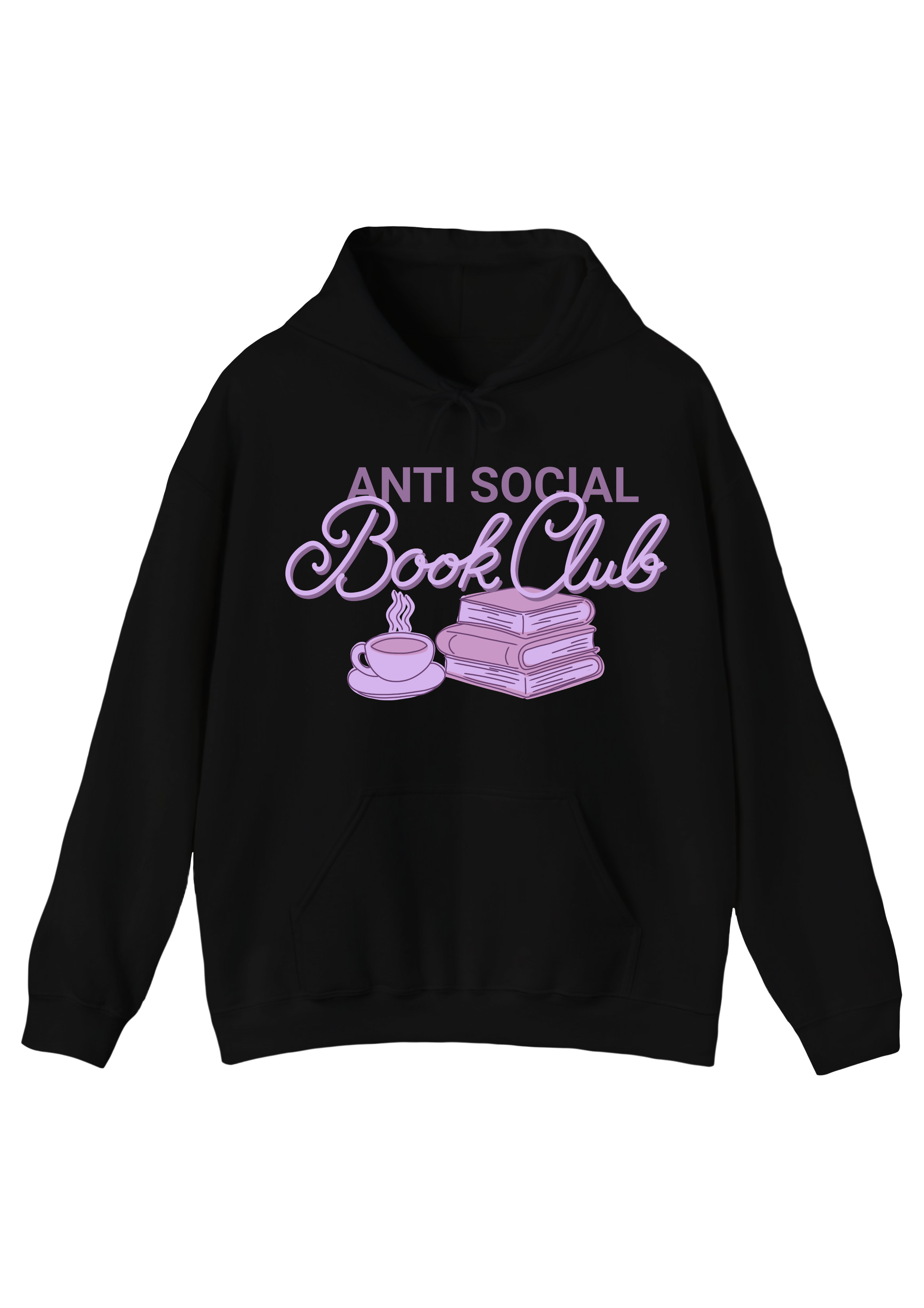 Book Club Black Hoodie