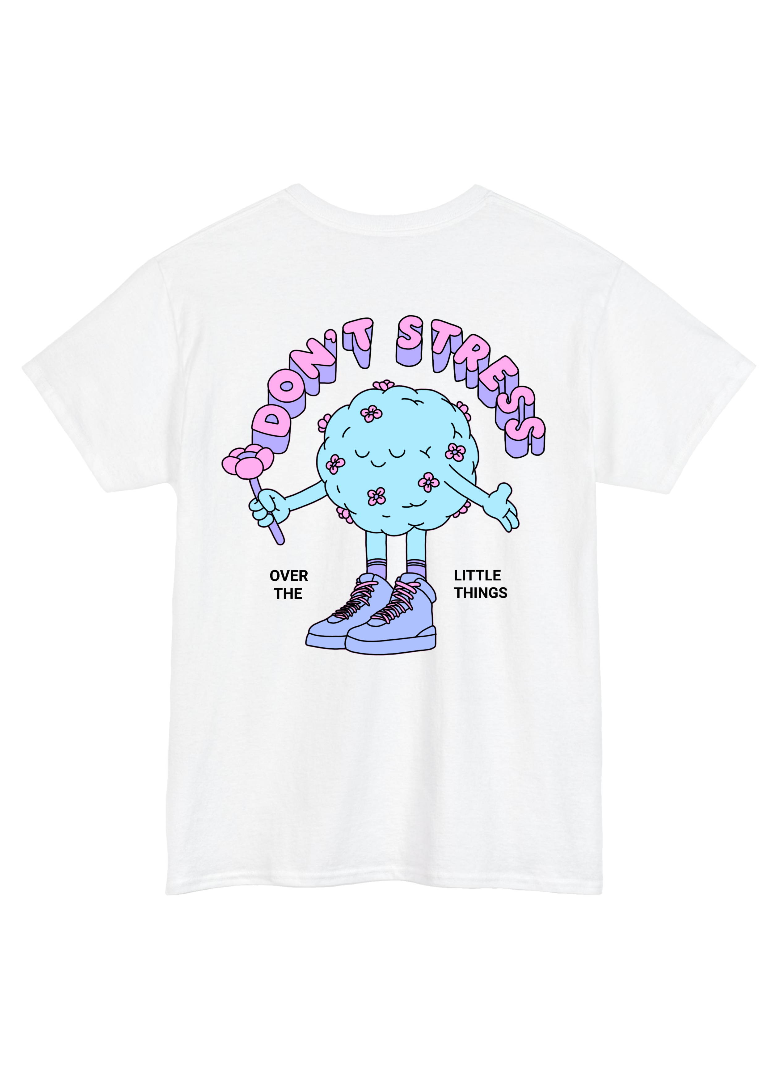 Don't Stress White Tee