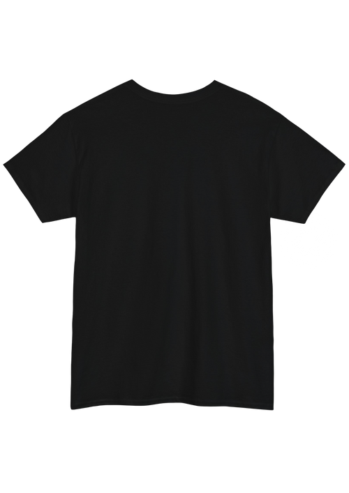 A Little Bit Dramatic Black Tee - Puff Berry