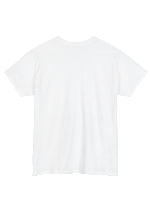 A Little Bit Dramatic White Tee - Puff Berry