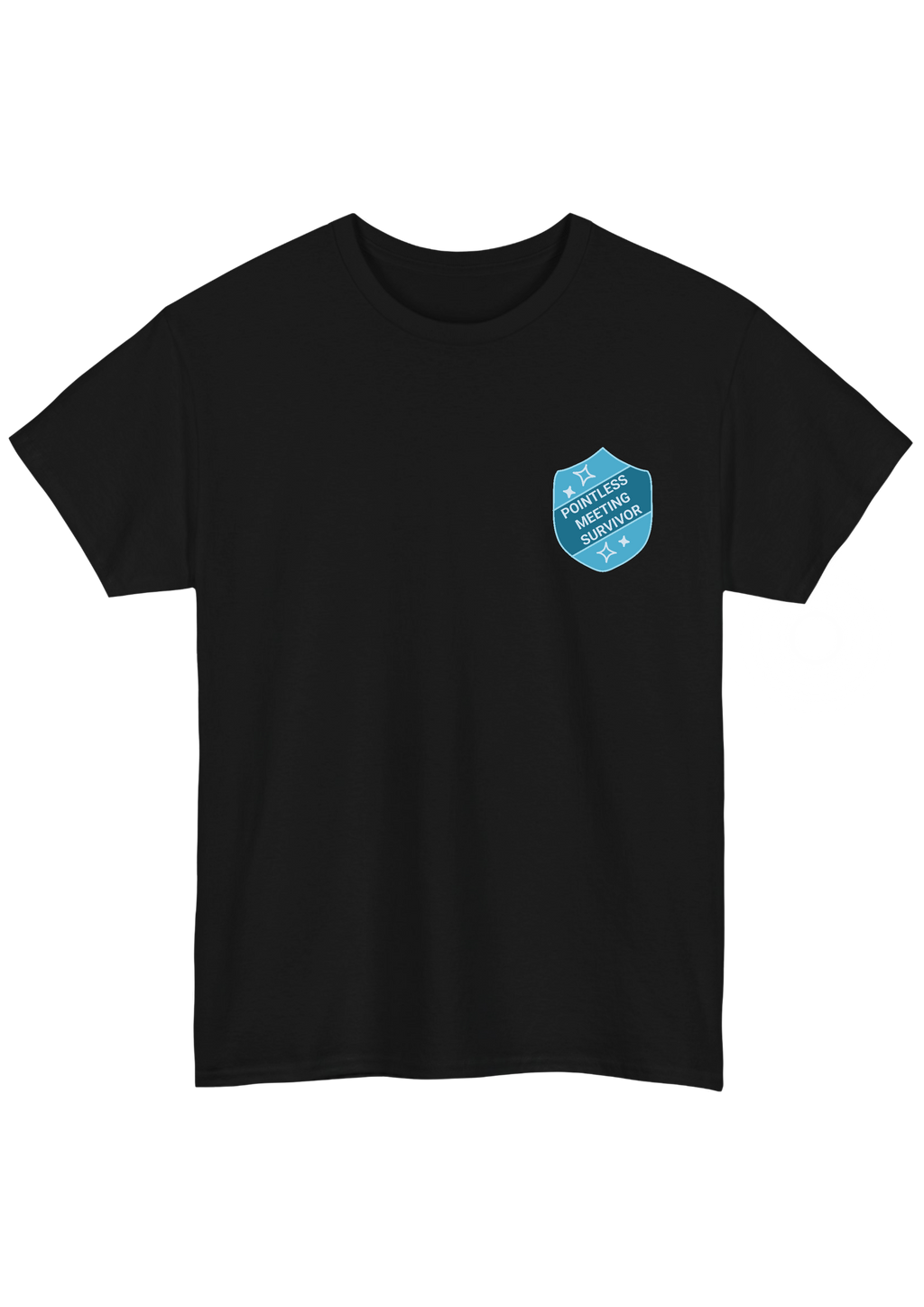 Survivor Black Tee - Puff Berry