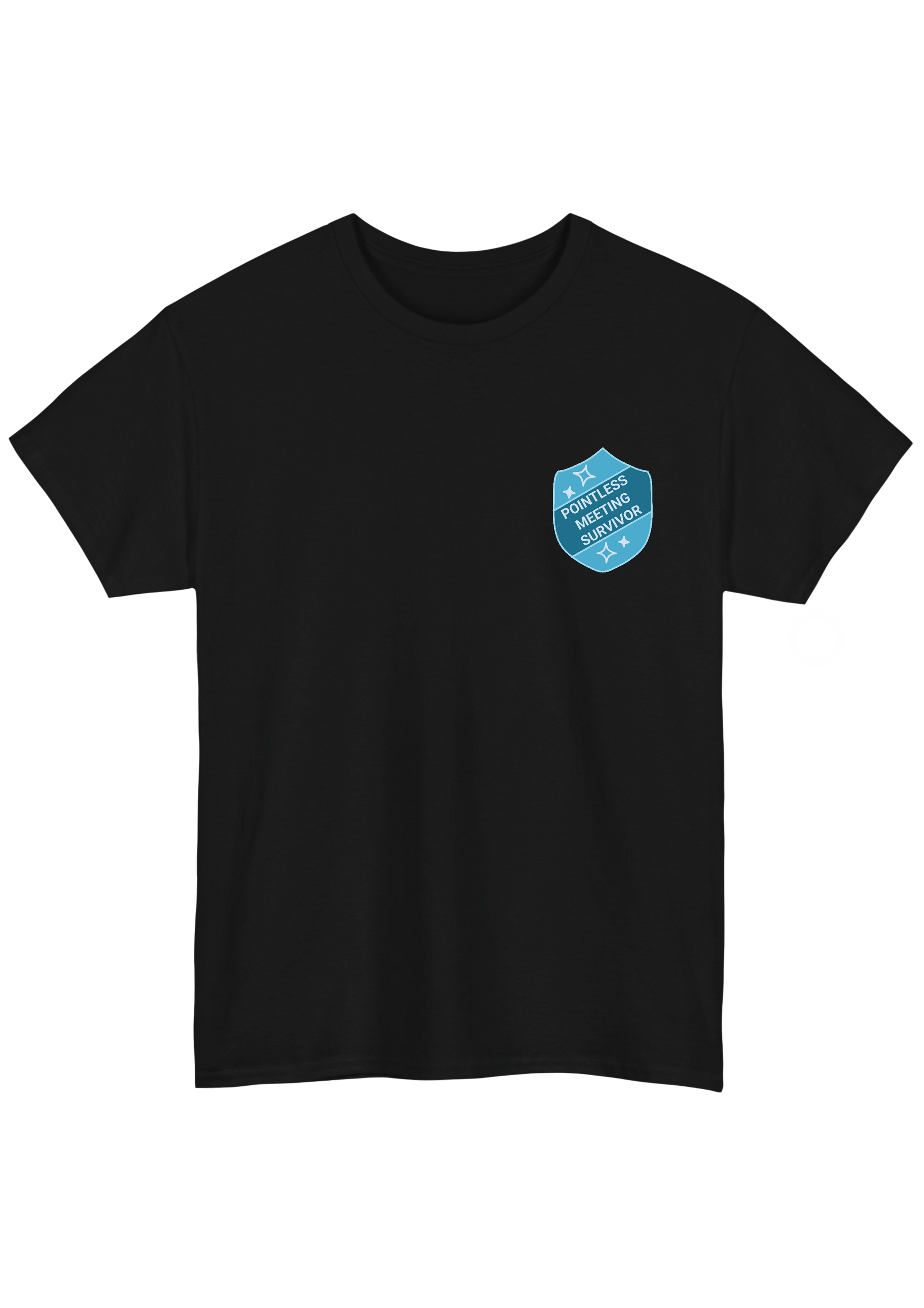 Survivor Black Tee - Puff Berry