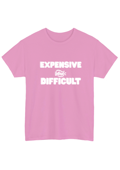 Expensive and Difficult Pink Tee - Puff Berry