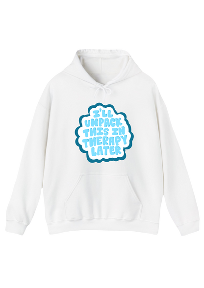 Therapy White Hoodie