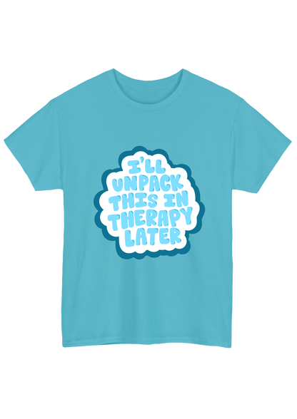 Therapy Turquoise Tee - Puff Berry