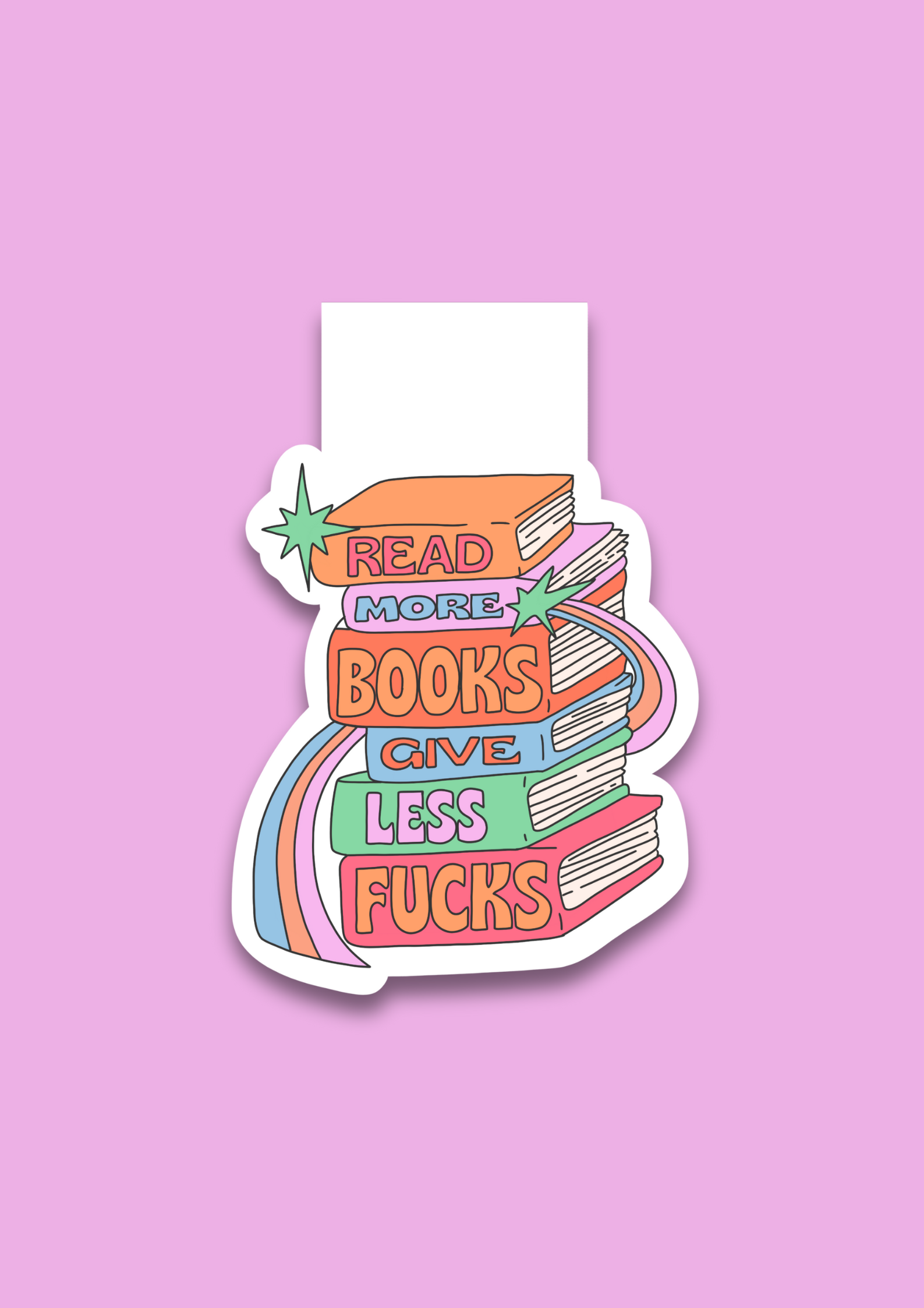 Read More Books Magnetic Bookmark - Puff Berry