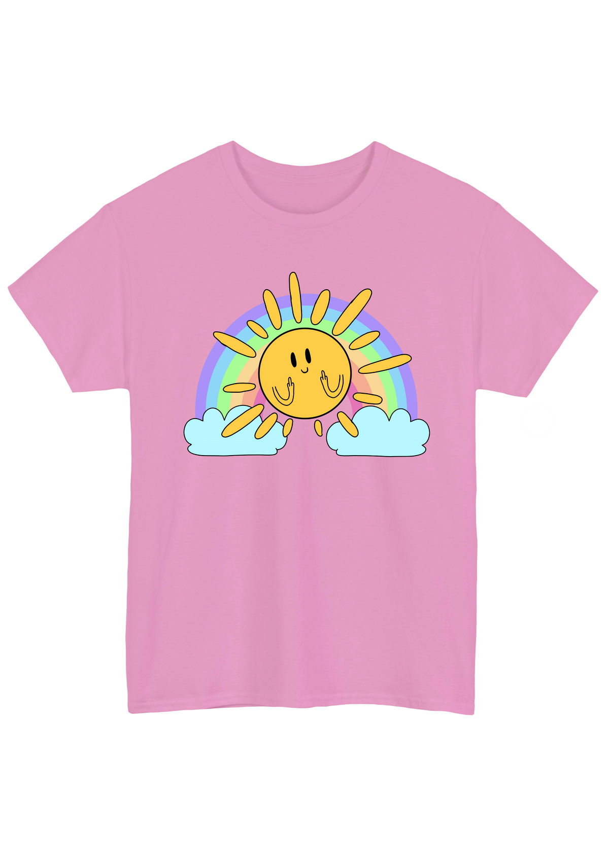 Sunshine Pink Tee - Puff Berry