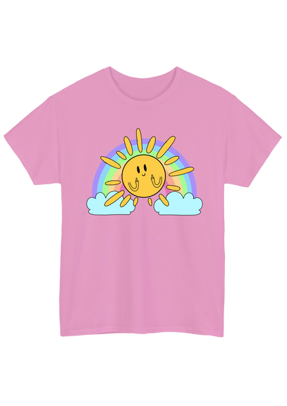 Sunshine Pink Tee - Puff Berry