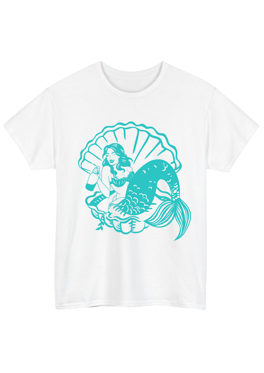 Mermaid White Tee