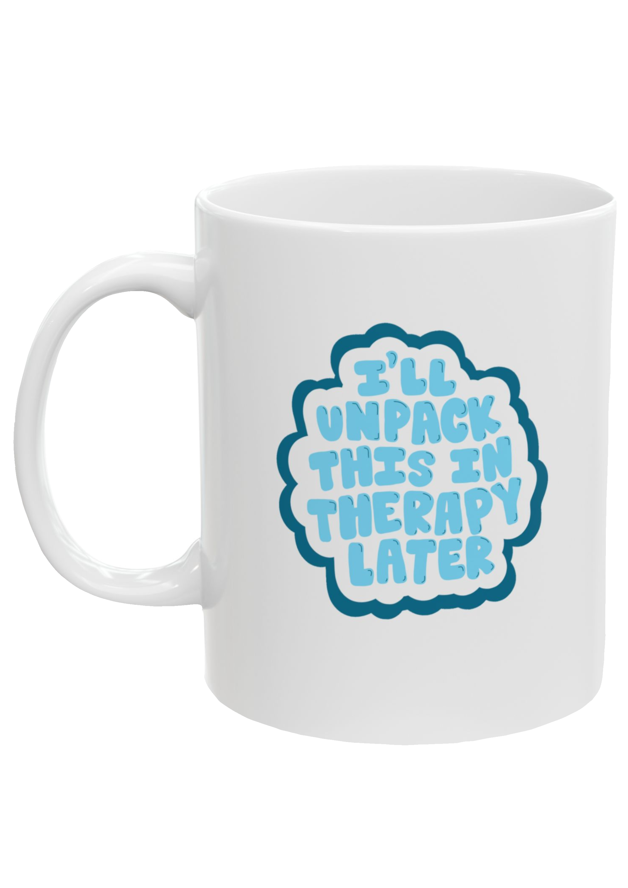 Therapy White Mug
