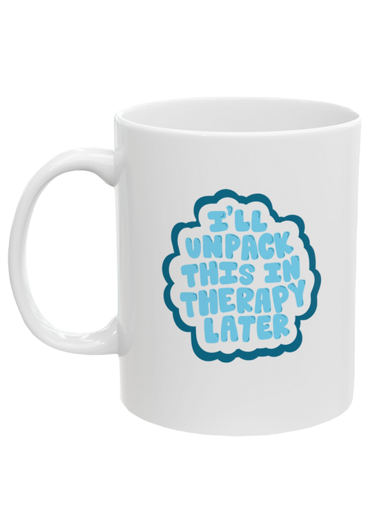 Therapy White Mug - Puff Berry